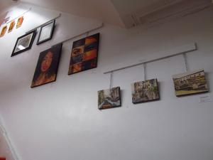 Malinda Prudhommes Staircase Showcase at Aboveground Art Supplies